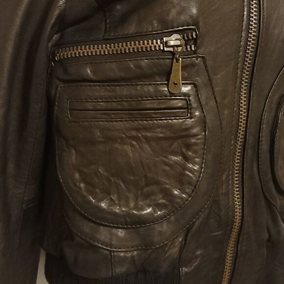 - Doma aviator leather jacket size xs - Picture 3 of 15